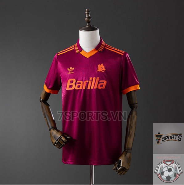 Áo Bóng Đá Retro AS Roma 1992/94 - Sân Nhà