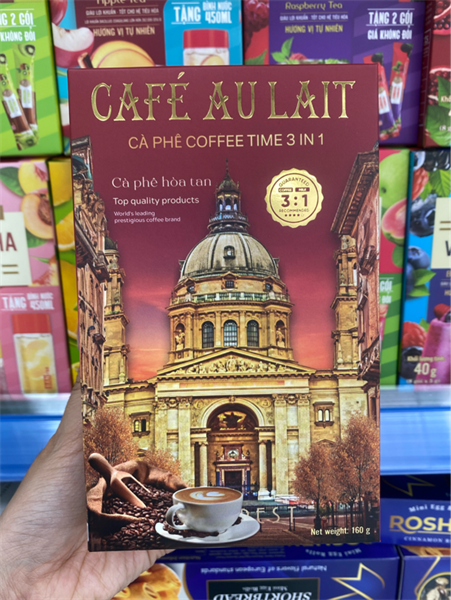 LH.Cà phê Aulait 3IN1 160g (36H/thùng)