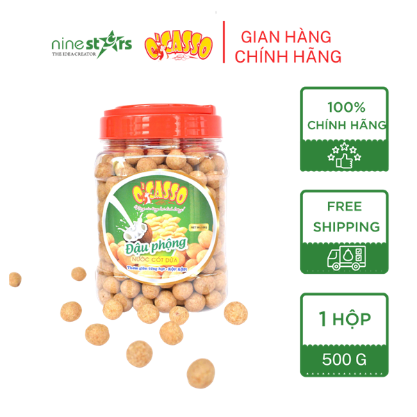 Đậu Phộng Nước Cốt Dừa O'Casso - Hộp 500G