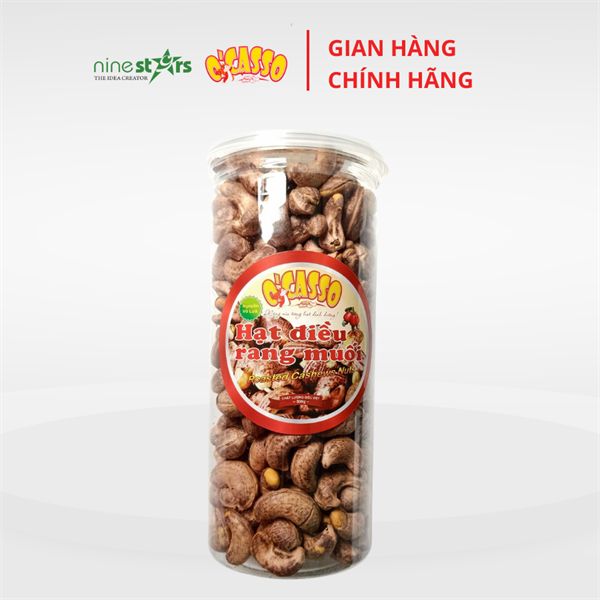 Hạt Điều Rang Muối Vỏ Lụa O'Casso - Loại Cồ - 500G - 1KG