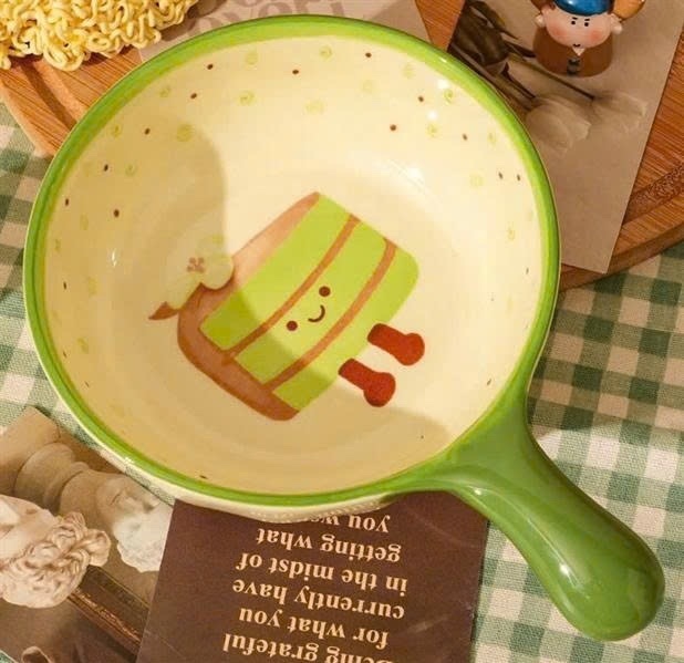 Bát Sứ Tay Cầm Size 8 Hình Bánh Ngọt ( Thùng 54 )