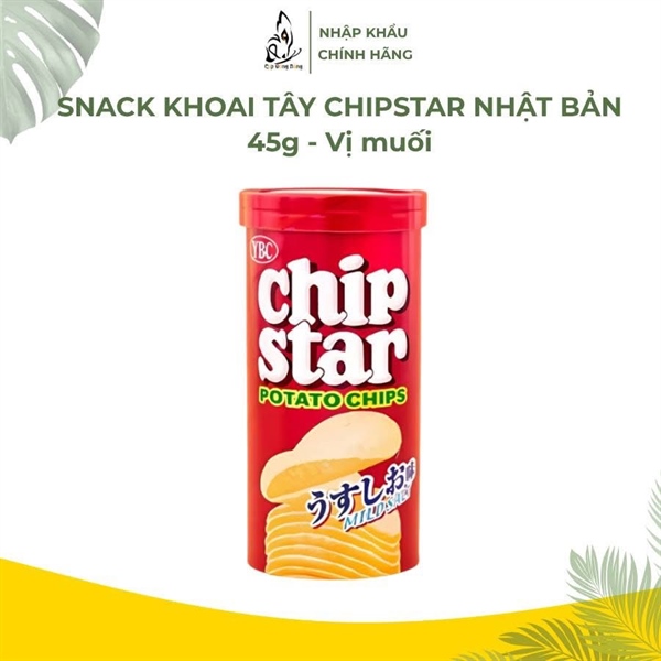 Khoai Tây Nhật Bản Chip Star vị muối 45g