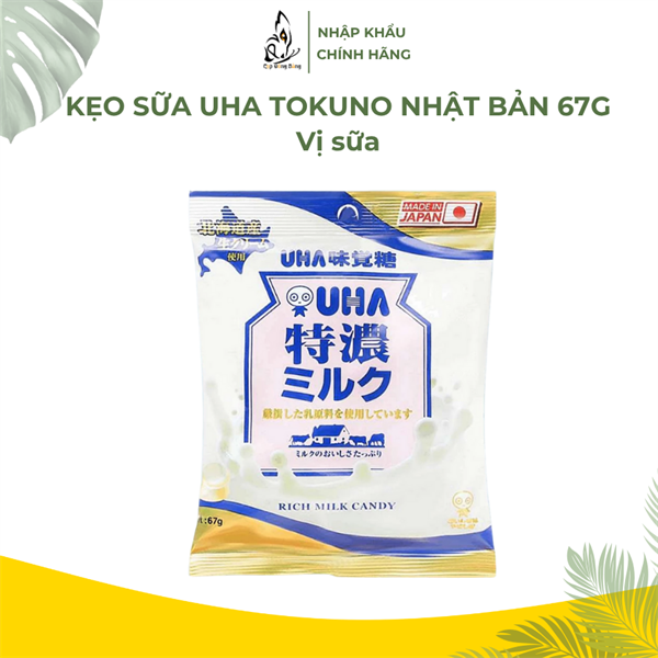 Kẹo sữa tươi tokuno 67g