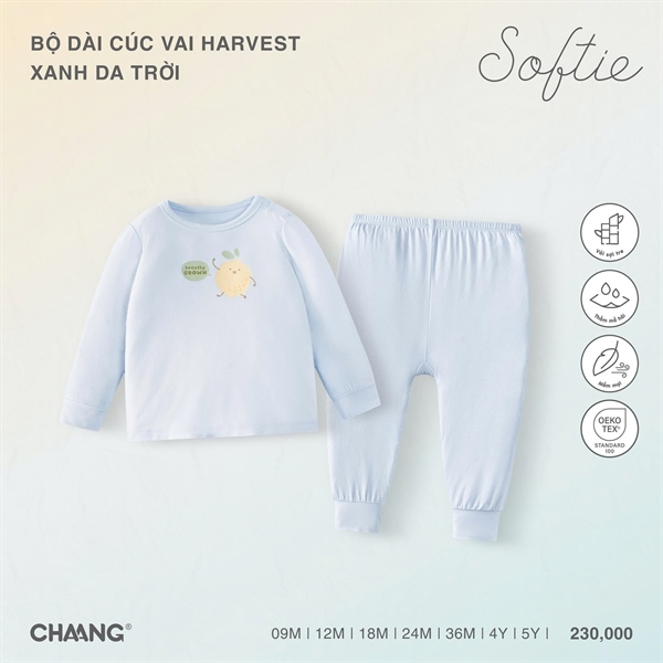 BS0425 - 9M/5Y Bộ dài cúc vai Harvest