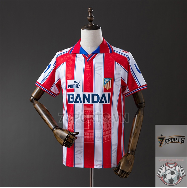 Áo Bóng Đá Retro Atletico Madrid 1996/97 - Sân Nhà