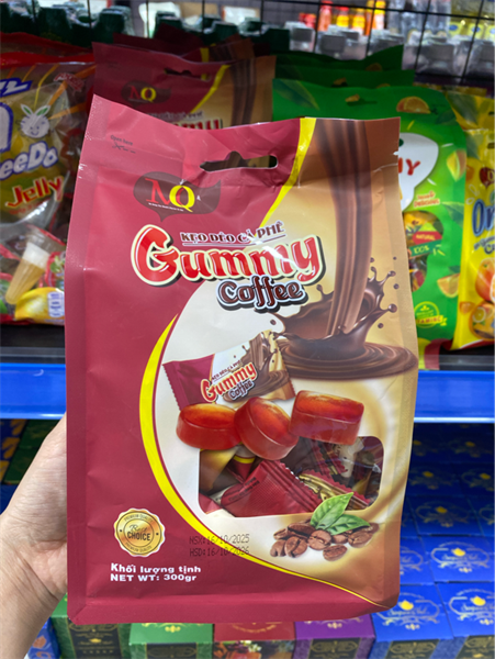 MQ.Kẹo Gummy cafe 300g(12gói/thùng)