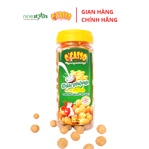 Đậu Phộng Nước Cốt Dừa O'Casso - Hộp 275G