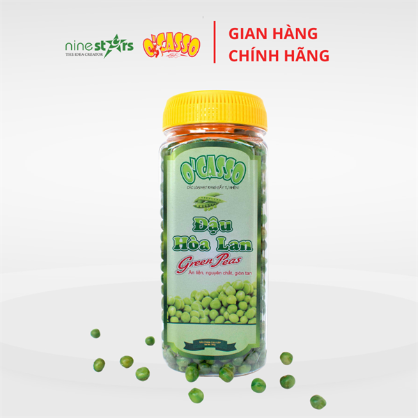 Đậu Hòa Lan Sấy Giòn O'Casso Vị Muối - Hộp 275G
