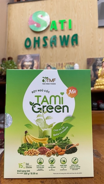 BỘT NGŨ CỐC TAMI GREEN 300gr (15 gói)
