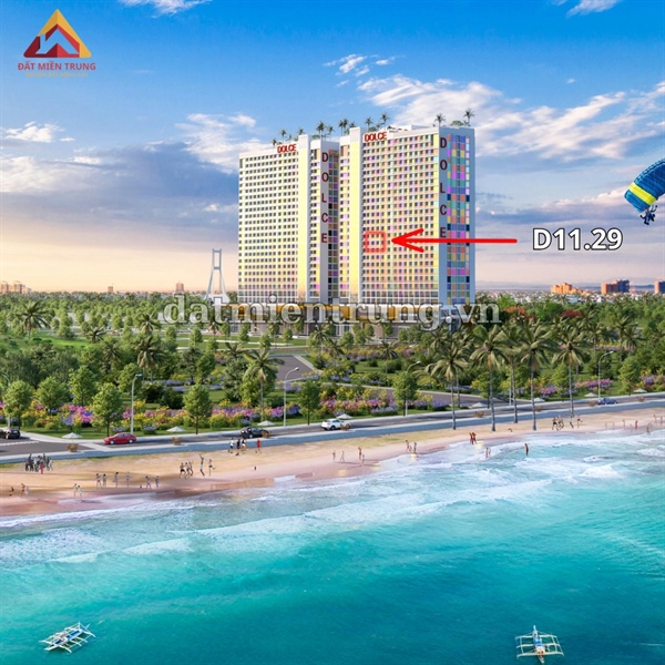 Căn hộ Dolce Penisola Đồng Hới, Quảng Trị-28,9m2-R11.29