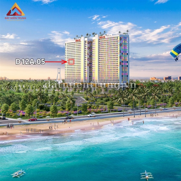 Căn hộ Dolce Penisola Đồng Hới, Quảng Trị-28,9m2-R12A.05
