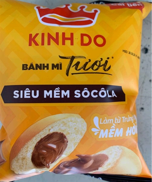 Bánh mỳ tươi socôla Kinh Đô 60g