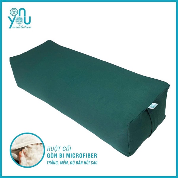 Gối bolster phục hồi thư giãn – Xanh Lá (Yin Yoga Bolster) | OnYou Meditation