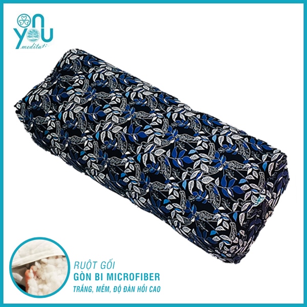 Gối bolster phục hồi thư giãn – Họa Tiết Xanh (Yin Yoga Bolster) | OnYou Meditation