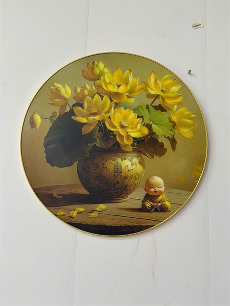 BÌNH HOA SEN TRANH TRÒN