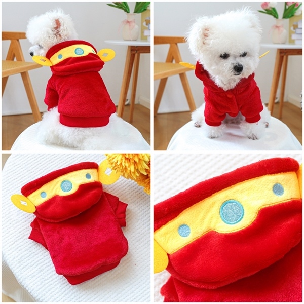 PC - Áo khoác đỏ có mũ thần tài