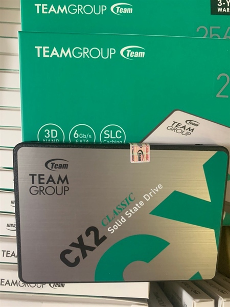 SSD 256GB SATA TEAM GROUP CX2 (2Y)