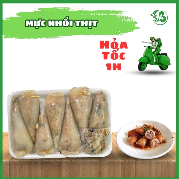 Mực Nhồi Thịt - 6-8 Miếng