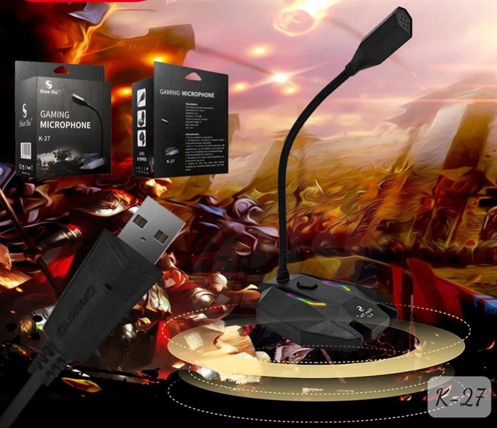 Micro Rời Micro rời để bàn cổng USB K27 tại Vi tính Hoàng Phong