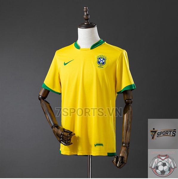 Áo Bóng Đá Retro Tuyển Brazil 2006 - Sân Nhà