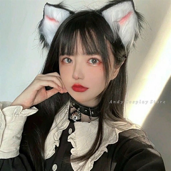 [CÓ SẴN] Cài tóc tai mèo lông cute