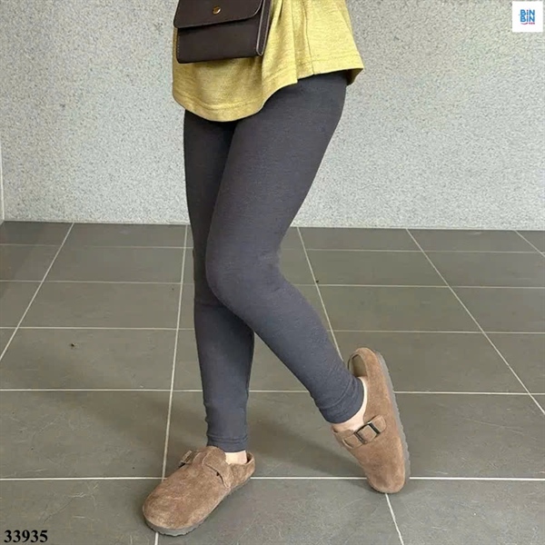 33935- Quần Legging xám trơn
