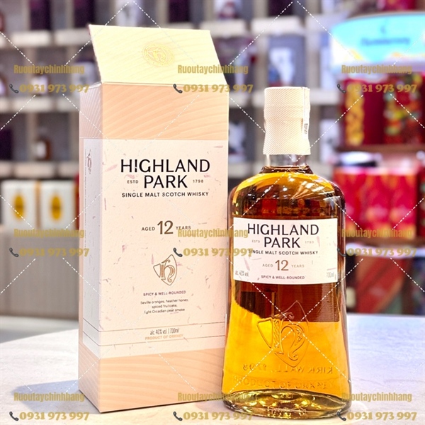 Highland Park 12 Năm Mới 700 ml - hình mô tả 2
