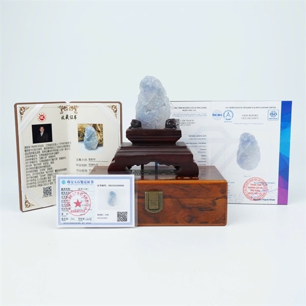 Tác phẩm phượng lam băng (634873) KG+