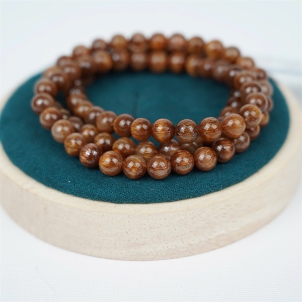 Chuỗi tóc nâu đồng trục 86 hạt ly6.95-6.39 (336538) KG+