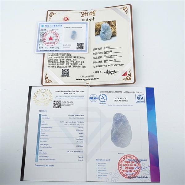 Tác phẩm phượng lam băng (634873) KG+