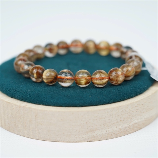 Vòng tay tóc vàng 22 hạt ly9.03-8.11 (336837) KG+