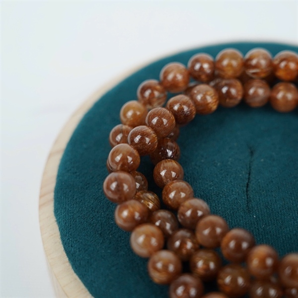 Chuỗi tóc nâu đồng trục 86 hạt ly6.95-6.39 (336538) KG+