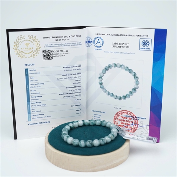 Vòng tay hoa bay 25 hạt ly7.74-7.63 (929379) KG+