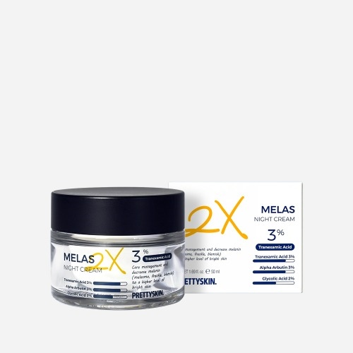 Kem nám ban đêm Melas 2X Night Cream Prettyskin 50ml