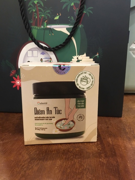 Diêm An túc muối biển ngâm chân アロマテラピー足湯 280g