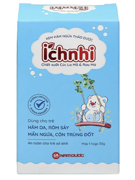 Kem bôi hăm ngứa thảo dược Ích Nhi (tuýp/30gr)
