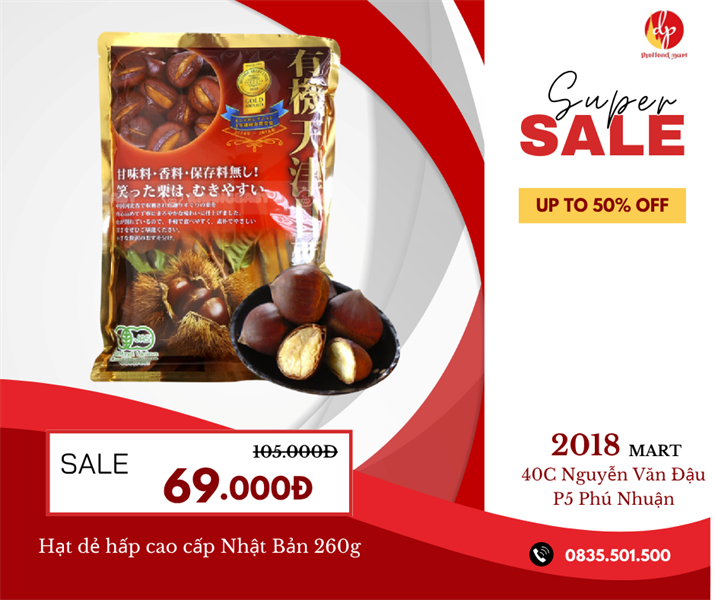 Hạt dẻ hấp 260g