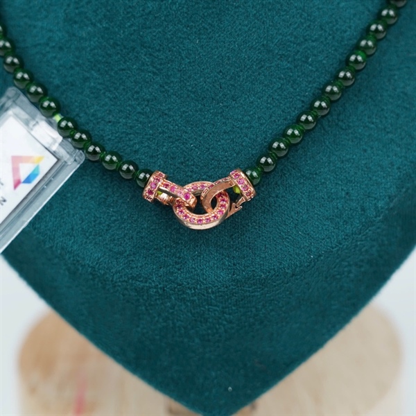 Chuỗi băng ngọc phỉ thúy My 167 hạt ly4.25-3.82 (767652) KG+