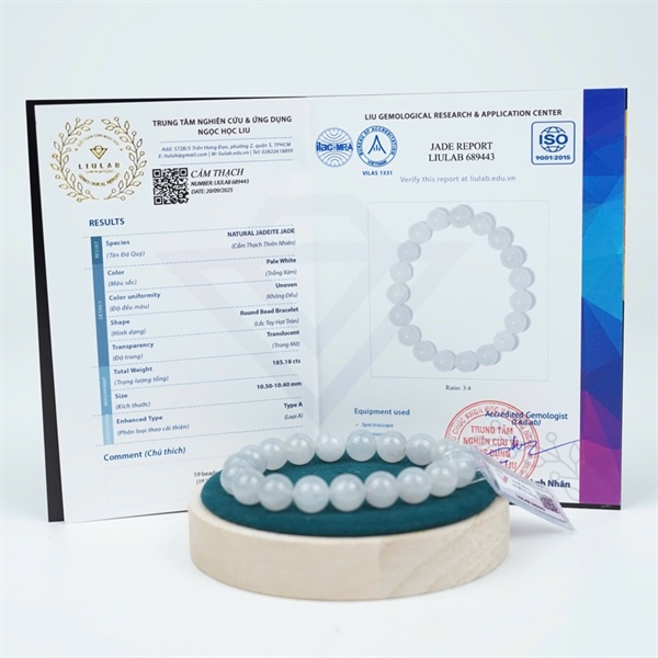 Vòng băng gà đen My 19 hạt ly10.5-10.4 (689443) KG+