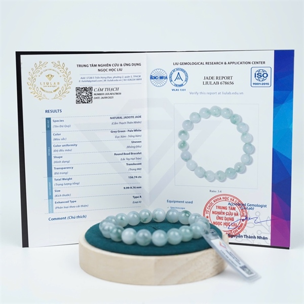 Vòng nếp băng hoa bay My 19 hạt ly9.99-9.76 (678656) KG+