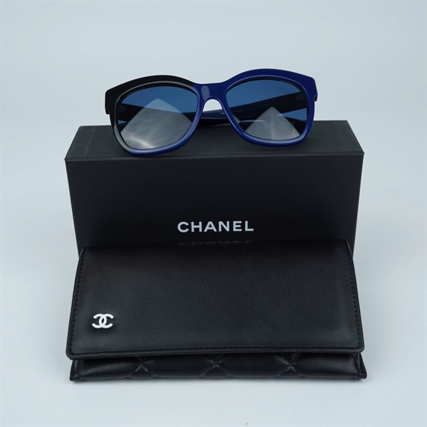 Kính Chanel đen xanh đậm CH9081 166580 (55-17-140) KG+