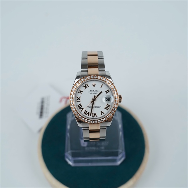 Đồng hồ Rolex mặt viền kim-kim độ sz34 (G693998) (HC) KG+