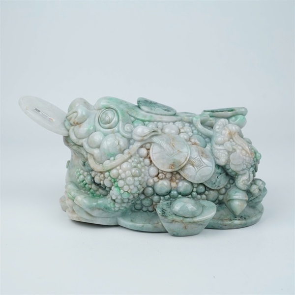 Tác phẩm thiềm thừ ngậm ngọc kèm đế My (346279) KG+