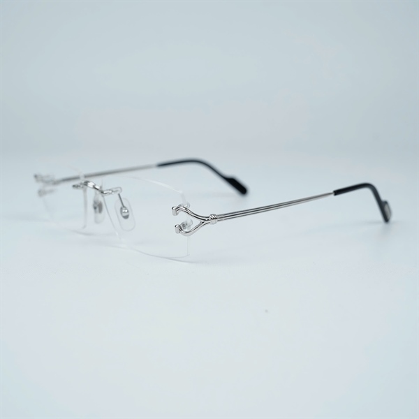 Kính Cartier càng trắng ko viền CT0563O 002 (56-18-140) KG+