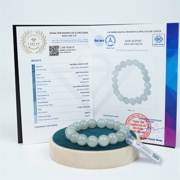 Vòng nếp băng cẩm My 18 hạt ly11.09-10.92 (594374) KG+