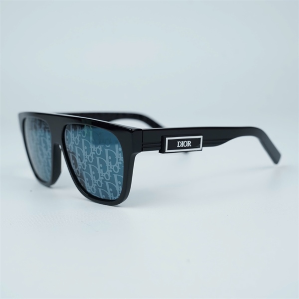 Kính Dior đen tròng in chữ B23S3I 10B8 (57-13-145) KG+