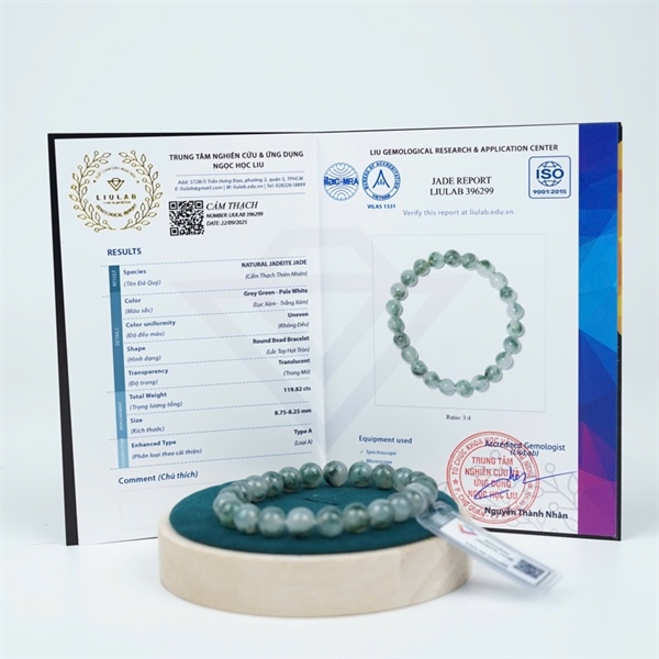 Vòng băng hoa bay My 23 hạt ly8.75-8.25 (396299) KG+