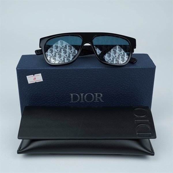 Kính Dior đen tròng in chữ B23S3I 10B8 (57-13-145) KG+