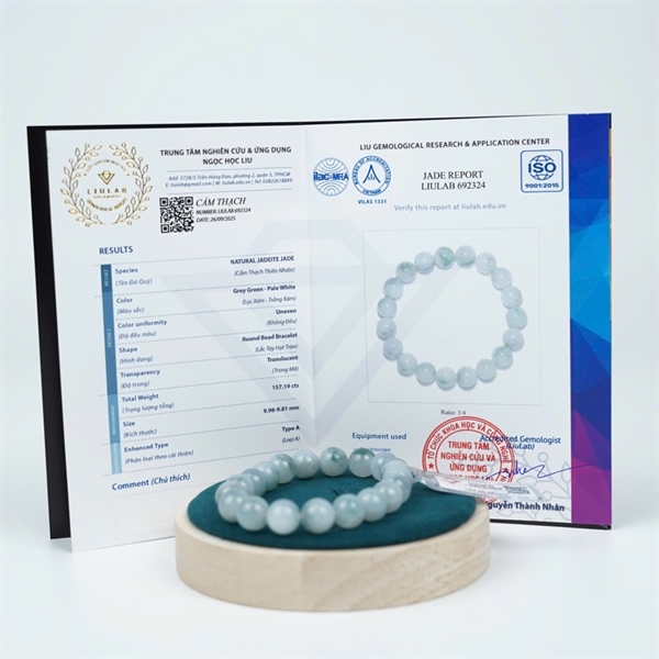 Vòng nếp băng hoa bay My 19 hạt ly9.98-9.81 (692324) KG+