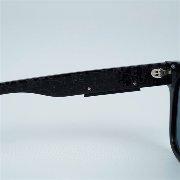 Kính Dior đen tròng in chữ B23S3I 10B8 (57-13-145) KG+